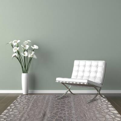 Delhi Silver 8 ft. x 10 ft. Indoor Area Rug