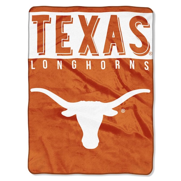 THE NORTHWEST GROUP Basic University of Texas Polyester Twin Knitted Blanket