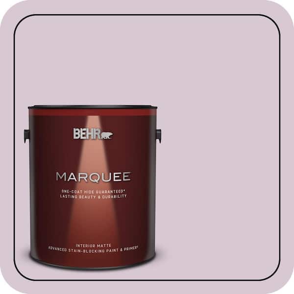 BEHR MARQUEE 1 gal. #S110-2 Orchid Haze Matte Interior Paint & Primer
