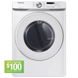 7.5 cu. ft. Stackable Vented Gas Dryer with Sensor Dry in White