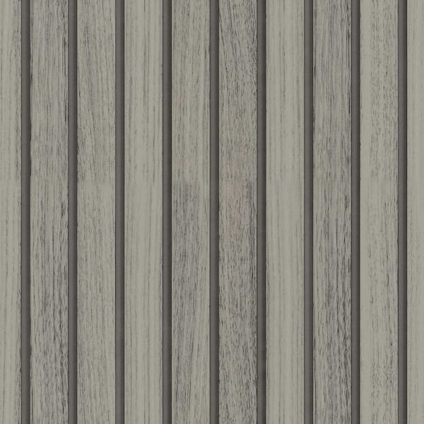 Vinyl Peel and Stick Wallpaper Roll, Adhesive Removable Paper for Wall, Light Gray Wood, 2-Roll (Covers 28.74 sq.ft.)