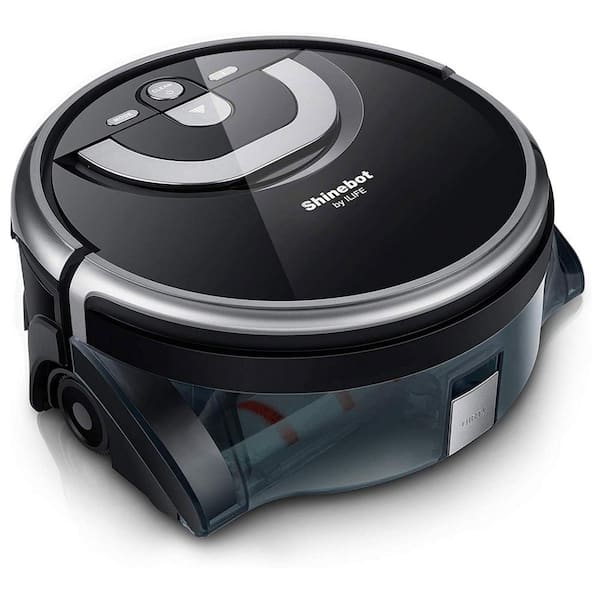 ILIFE ShineRobot Autonomous Floor Mopping Scrubbing Robotic Vacuum Cleaner for Hard Floors