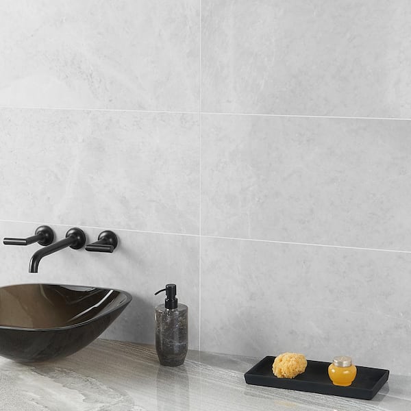 Blizzard Gray 12 in. x 24 in. Honed Floor and Wall Tile (5-Piece, 10 sq. ft./Case)