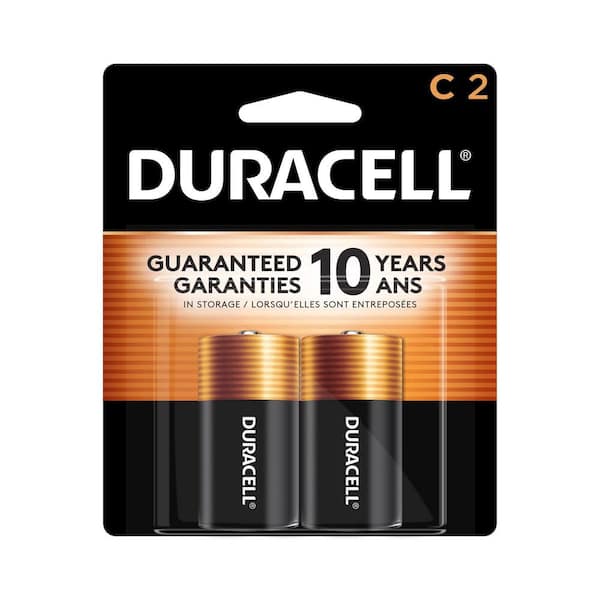 Duracell Coppertop C Alkaline Battery (2-Pack)