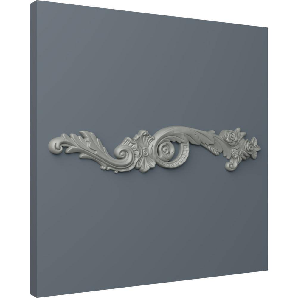 Primed Polyurethane Lanarkshire Scroll Right Onlay for Wall Trim