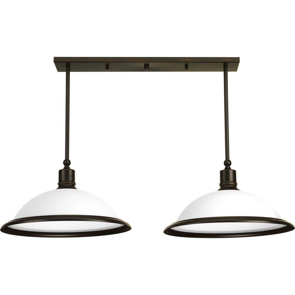 Antique Bronze Brushed Nickel 23" Steel Pendant Canopy