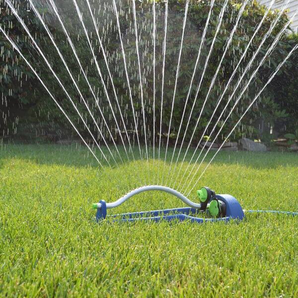 Oscillating Sprinklers Lawn Yard Irrigation System Rotary Adjustable 2,800 sqft 