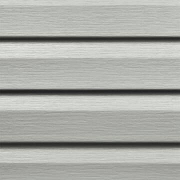 Ply Gem Take Home Sample Transformations Double 4.5 in. x 24 in. Dutch Lap Vinyl Siding in Stone Gray TR45SAMPLNS