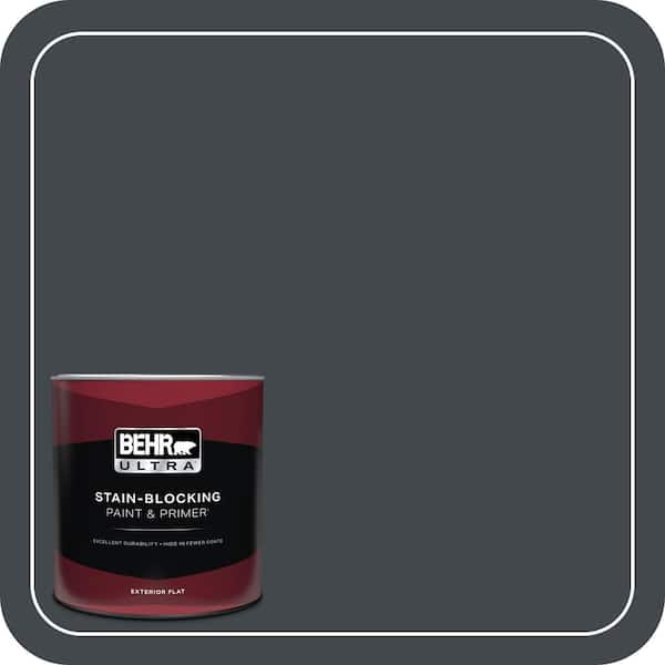 behr little black dress exterior ULTRA 1 qt. #PPU24-23 Flat Paint & Primer 485304 material: Wood Own the room with Width:WW low VOC flat finish