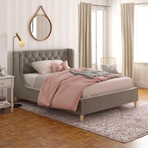 Monarch Hill Ambrosia Gray Full Size Upholstered Bed