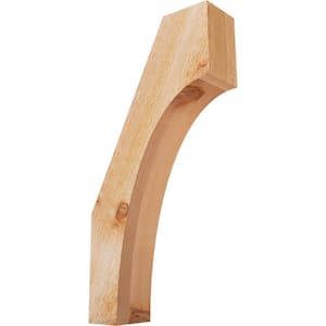 4''W x 12''D x 24''H Westlake Rough Sawn Knee Brace, Western Red Cedar