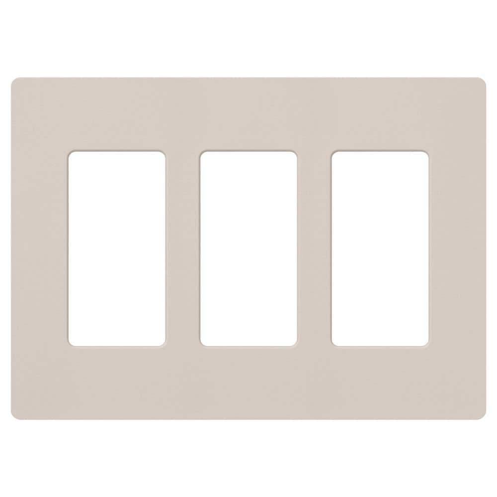 Claro 3 Gang Wall Plate for Decorator/Rocker Switches, Satin, Taupe (SC-3-TP) (1-Pack) price history on PriceWatchPro