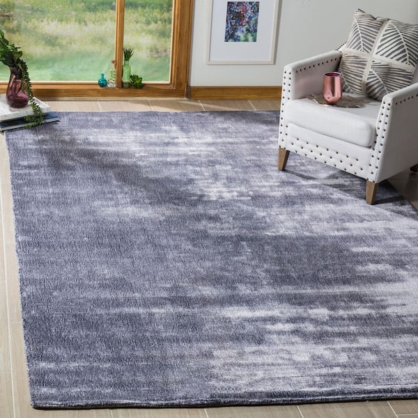Mirage 8 ft. x 10 ft. Lavender Aura Minimalist Tonal Texture Area Rug