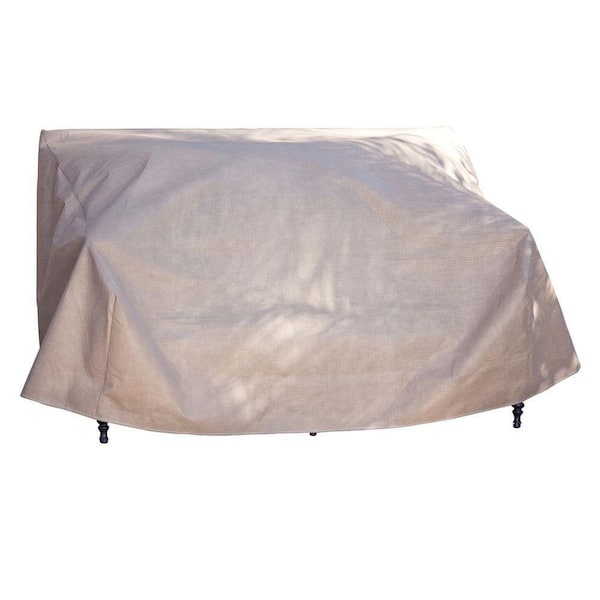 Duck Covers Elite 63 in. W Patio Loveseat Bench Cover with Inflatable Airbag to Prevent Pooling