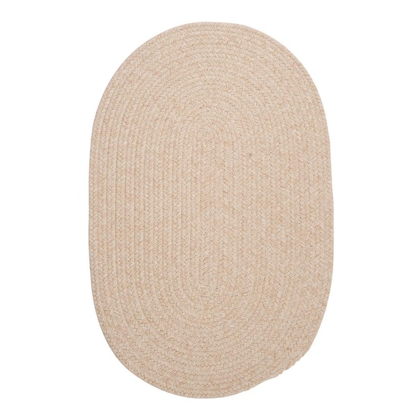 Home Decorators Collection Edward Natural 8 ft. x 11 ft. Braided Oval Area Rug
