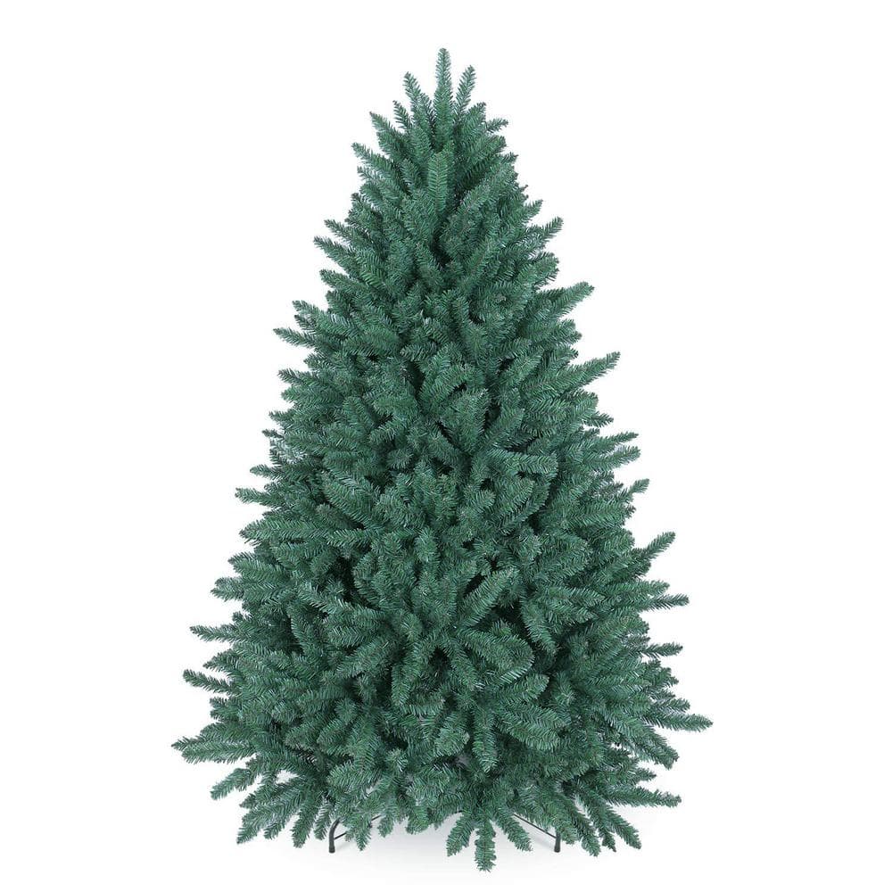 6 ft. Unlit Christmas Tree, Premium Hinged Blue Spruce Artificial Christmas