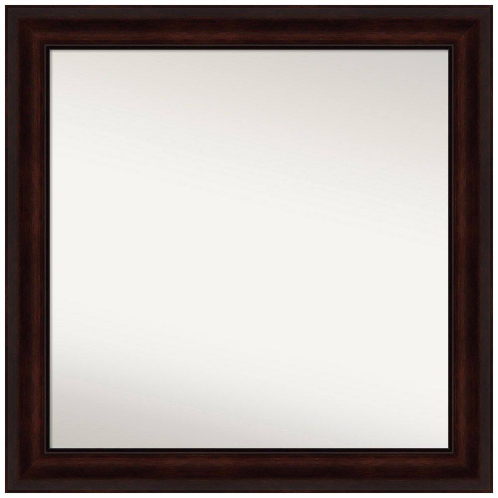 Coffee Bean Brown 31 in. W x 31 in. H Non-Beveled Bathroom Wall Mirror in Brown price history on PriceWatchPro