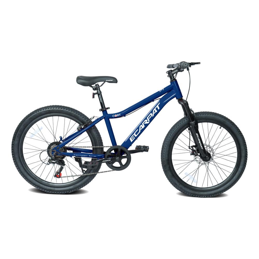 24 Inch Blue 7-Speed High Carbon Steel Frame Youth Mountain Bike for Boys Girls price history on PriceWatchPro