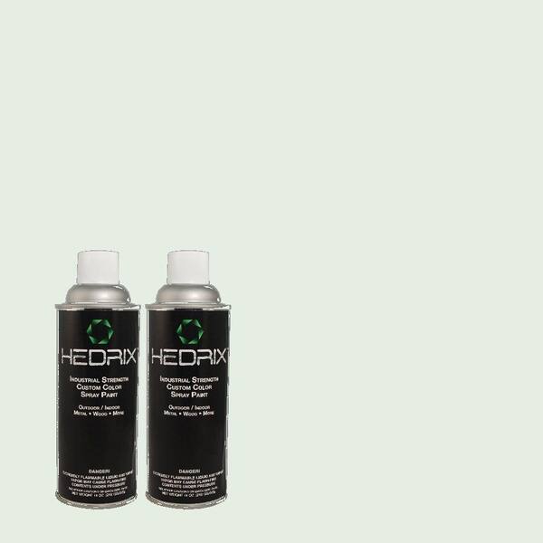 Hedrix 11 oz. Match of 480E-1 Country Mist Flat Custom Spray Paint (2-Pack)