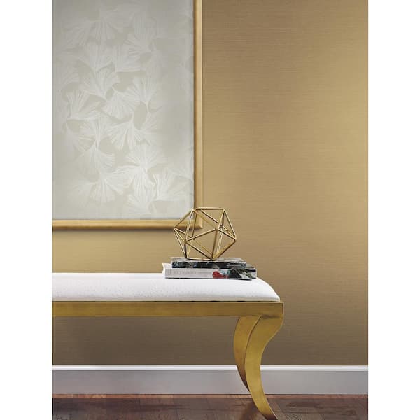 Gingko Toss Cream Matte Paper Non-Pasted Wallpaper