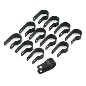 1/2 in. Air Push-to-Connect Nylon Tube Clamps Attach Nylon Tube to Garage Walls (12-Piece)