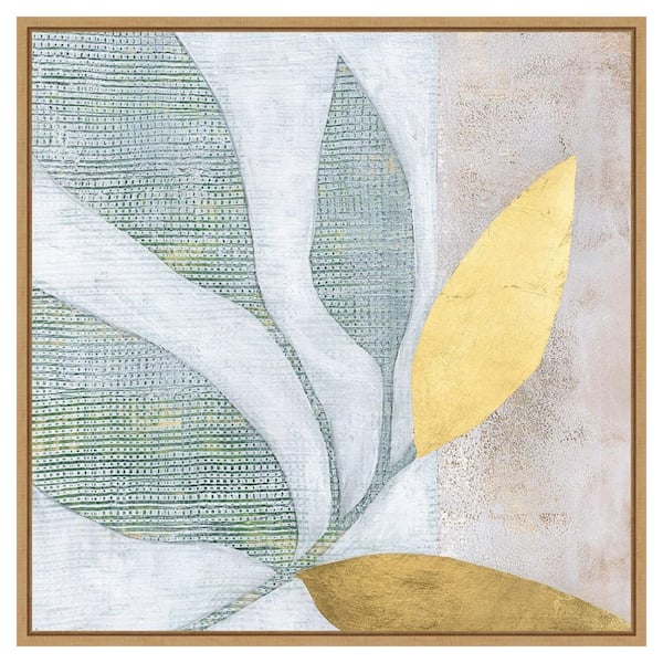 Amanti Art Veiled Garden I by Vanna Lam 30 in. W x 30 in. H. Canvas Wall Art Print Framed in Brown