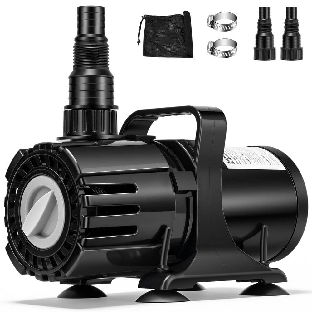 VIVOHOME 700-1800 GPH Adjustable Flow Submersible Pond Pump with
