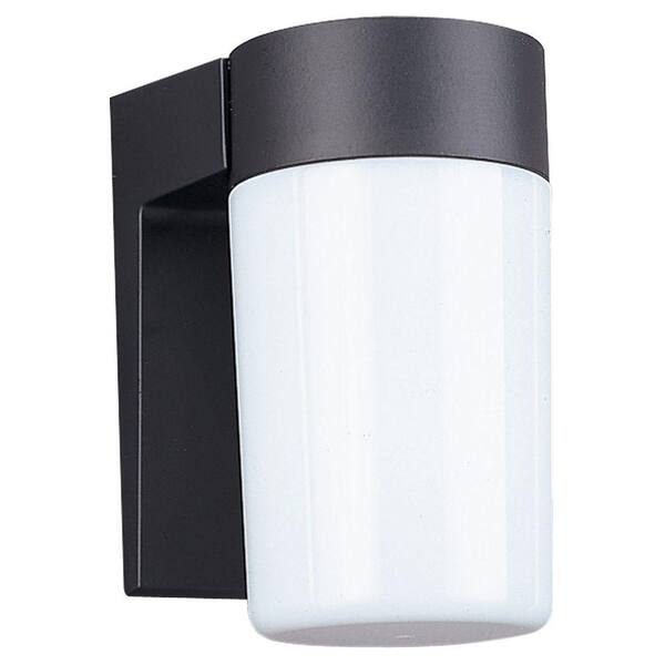 Generation Lighting Wall Mount 1-Light Outdoor Black Fixture