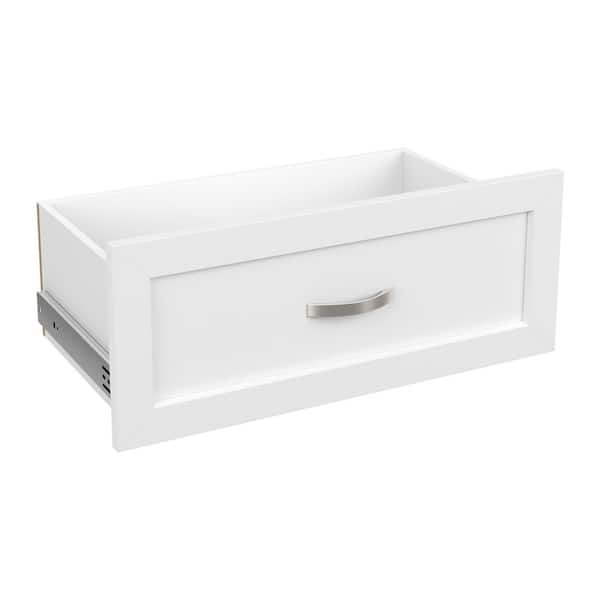 ClosetMaid Style+ 10 in. H x 25 in. W White Shaker Drawer