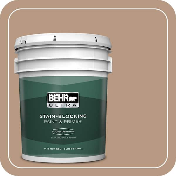 BEHR ULTRA 5 gal. #MQ2-41 Cavern Clay Extra Durable Semi-Gloss Enamel Interior Paint & Primer