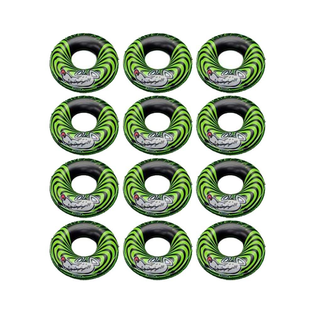 River Rat 48 in. Inflatable Tubes for Lake/Pool/River (12-Pack)