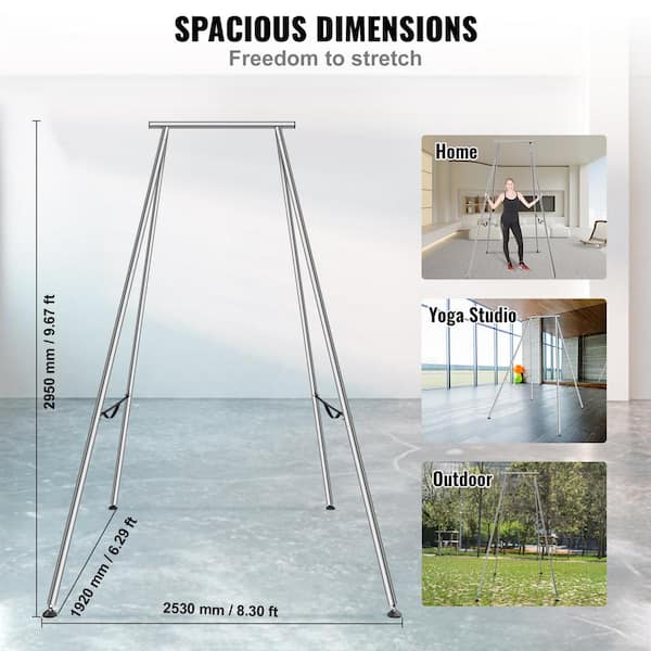 VEVOR Aerial Yoga Frame 9.67 ft. Height Yoga Swing Stand Max