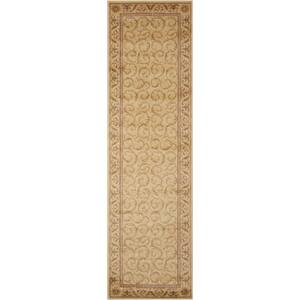 Somerset Ivory 2 ft. x 8 ft. Persian Vintage Runner Rug