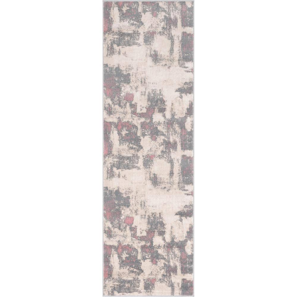 Barclay Kalia Modern Abstract Grey Blush 2 ft. 3 in. x 7 ft. 3 in. Runner Area Rug price history on PriceWatchPro