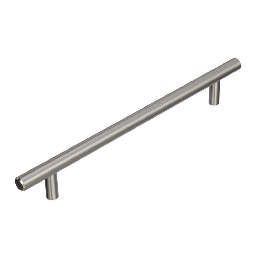 Bar Pulls 7-9/16 in. (192mm) Modern Sterling Nickel Bar Cabinet Pull