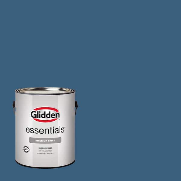 Glidden Essentials 1 gal. PPG1160-6 Chinese Porcelain Semi-Gloss Interior Paint