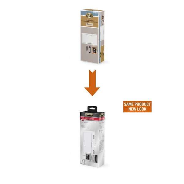 Defiant - Wired Deluxe Contractor Doorbell Kit with 2 Wired Push Buttons