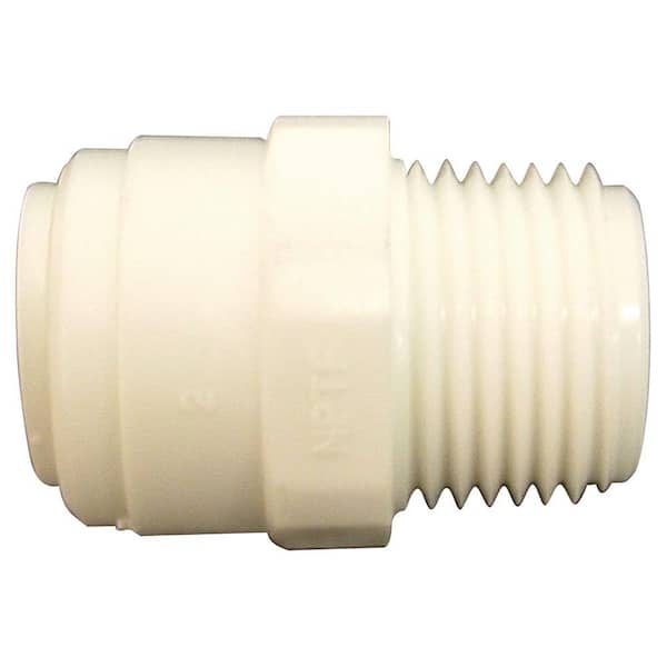 Watts Quick Connect 3/8 in. x 3/8 in. Plastic O.D. x MPT Adapter