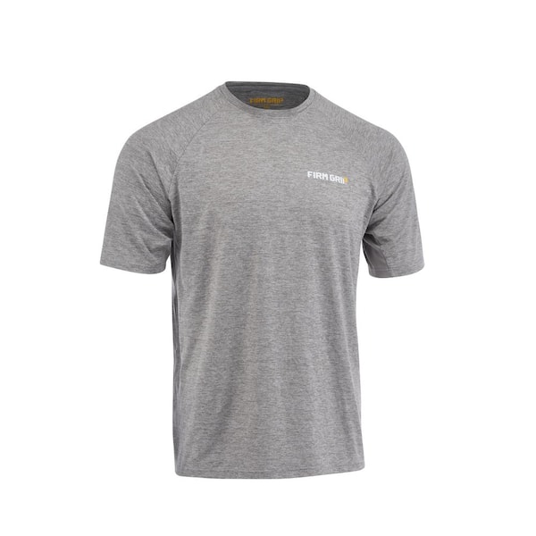 FIRM GRIP Men's XX-Large Gray Performance Short Sleeved Shirt