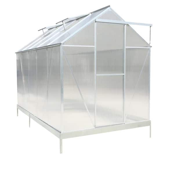 JimsMaison 123.20 in. W x 75.20 in. D x 96.8 in. H Walk-In Greenhouse