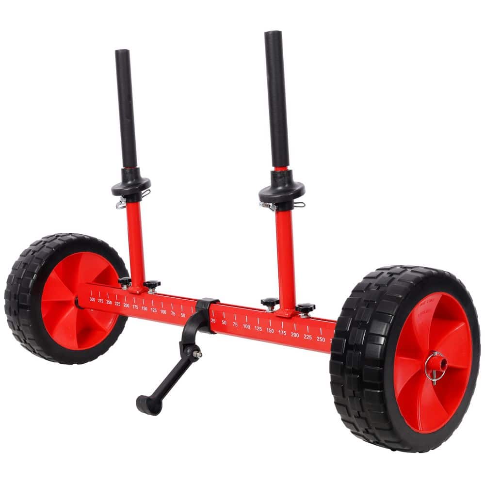Sit On Top Kayak Cart, Heavy-Duty Plug-in Kayak Cart Dolly with 10 in. Airless Wheels, Width Adjustable, Red price history on PriceWatchPro
