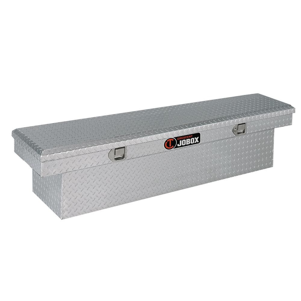 Crescent Jobox 63-1/2 in. Diamond Plate Aluminum Mid-size Low