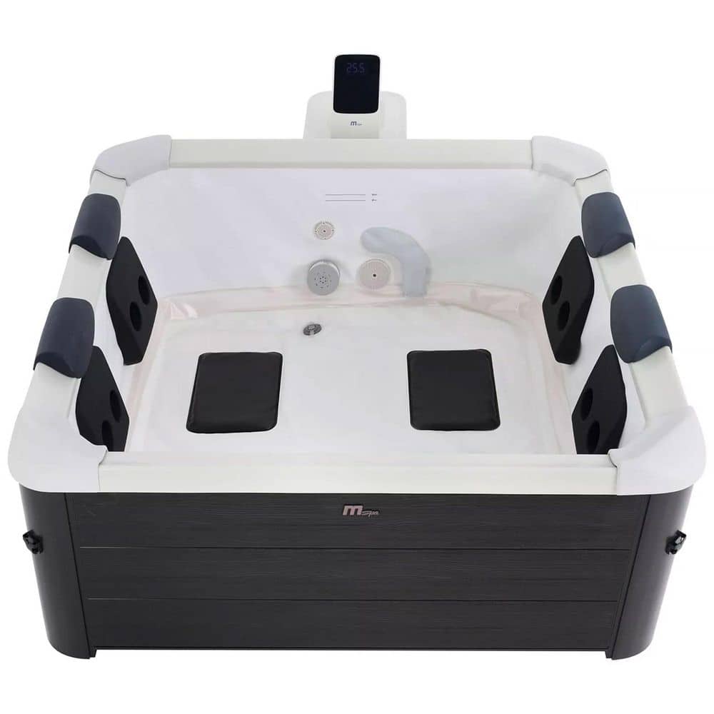 Oslo 6-Person 120-Jet 120 V Square Hot Tub with Hydro Massage Jets Plus and