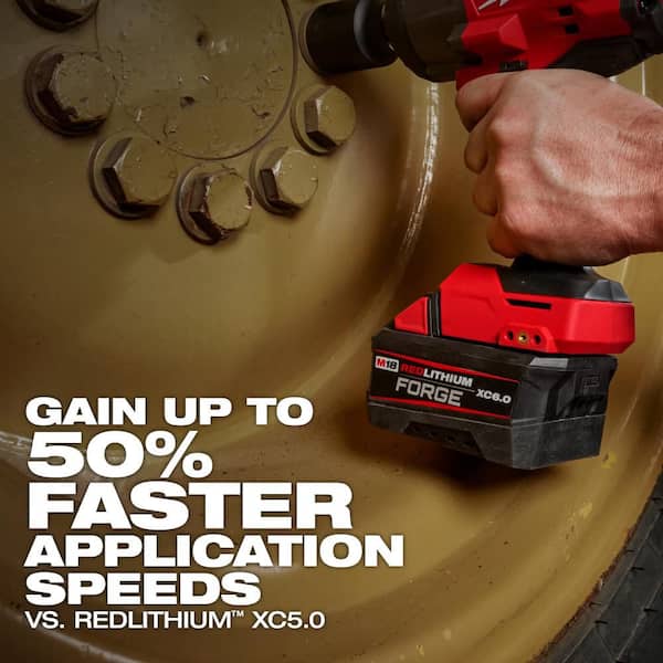 Milwaukee - M18 18V Lithium-Ion REDLITHIUM FORGE 6.0 Ah Battery Pack