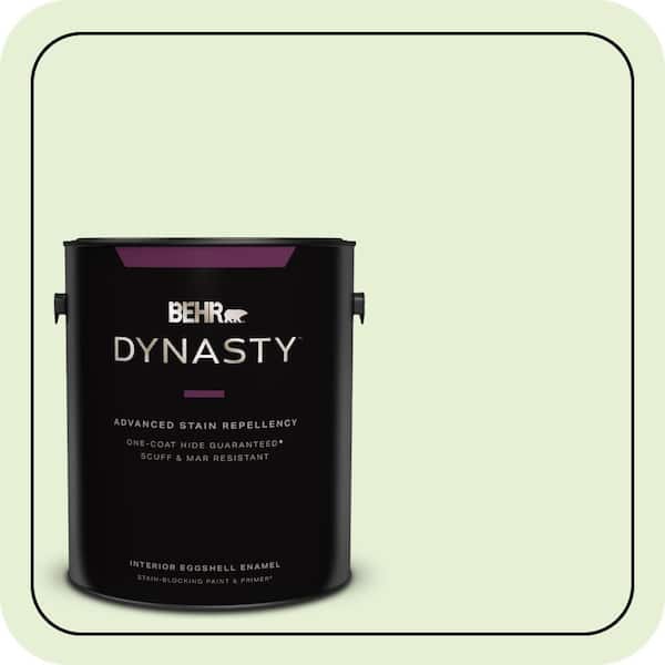 BEHR DYNASTY 1 gal. #430C-2 Spring Morn Eggshell Enamel Interior Stain-Blocking Paint & Primer