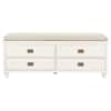 Home Decorators Collection Vernon Polar Off-White 4-Drawer Storage ...