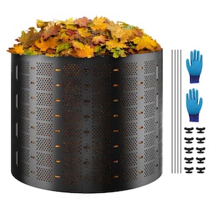 Compost Bin 220 Gallon, Outdoor Expandable Composter, Easy to Setup and Large Capacity Composting Bin, Creation of Soil