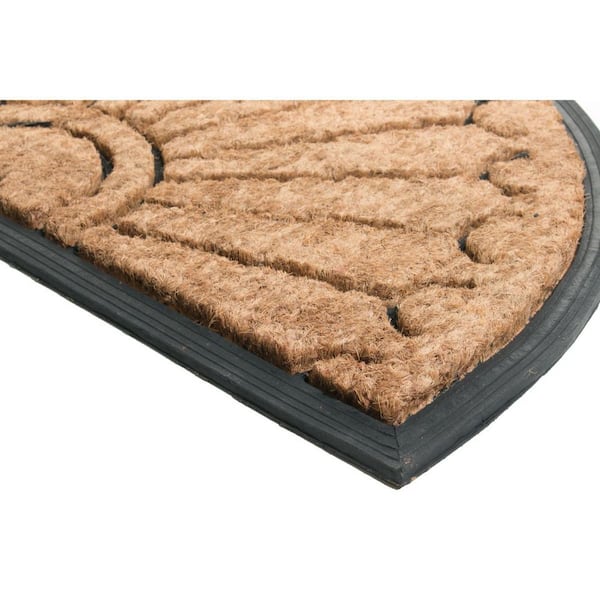 32 in. x 20 in. Coir;Rubber Outdoor Door Mat