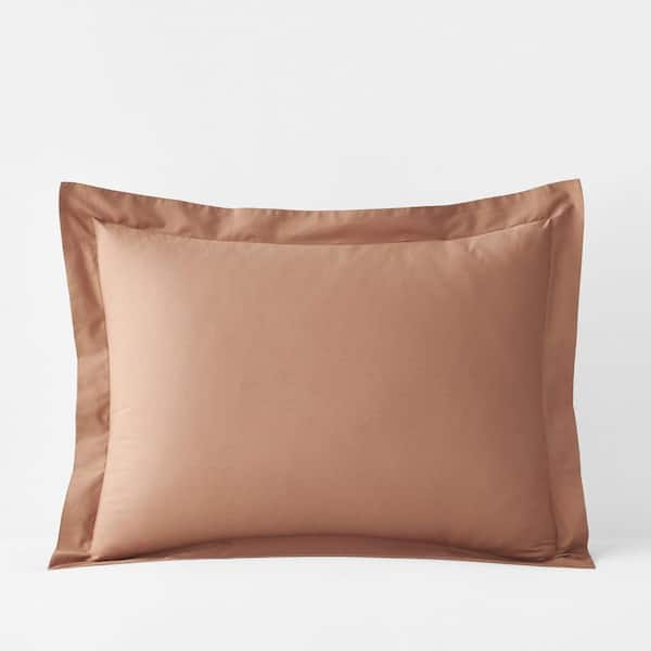 Company Cotton Percale Clay Cotton King Sham