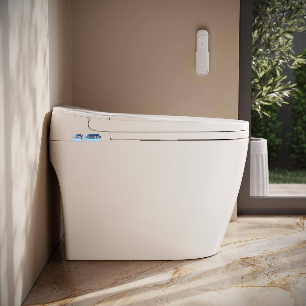 Avancer Glossy White High Efficiency One Piece Smart Toilet with Heated Bidet